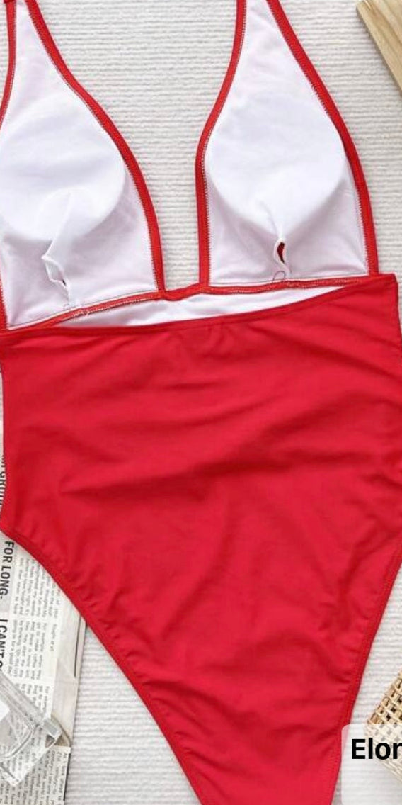 Red Gem cherry One piece swimsuit