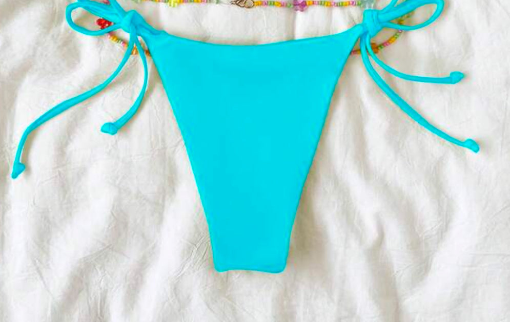 Turquoise orange Gracie bikini
