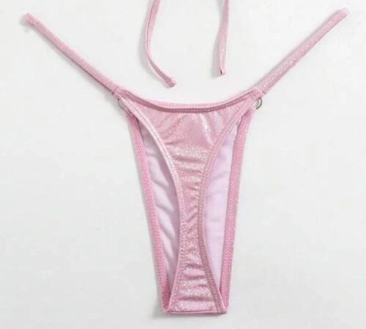 Pink sparkle blossom Micro & standard bikini