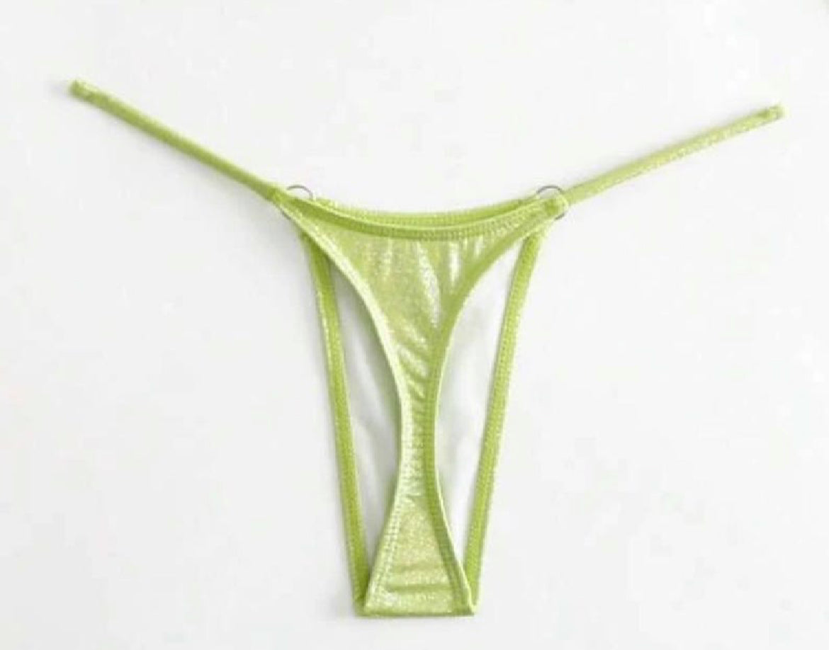Matcha / pink flora bikini