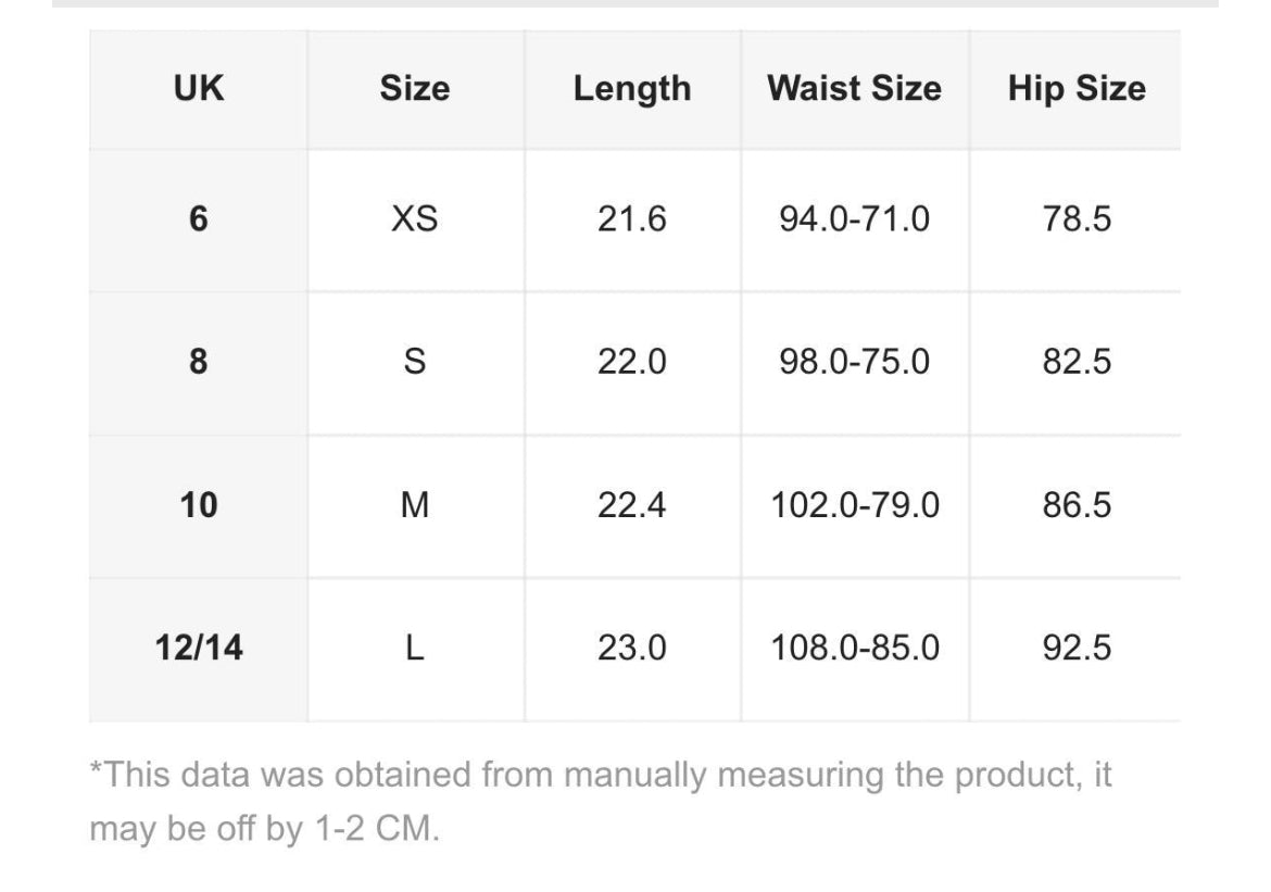 Matcha pearl starfish shorts ONLY