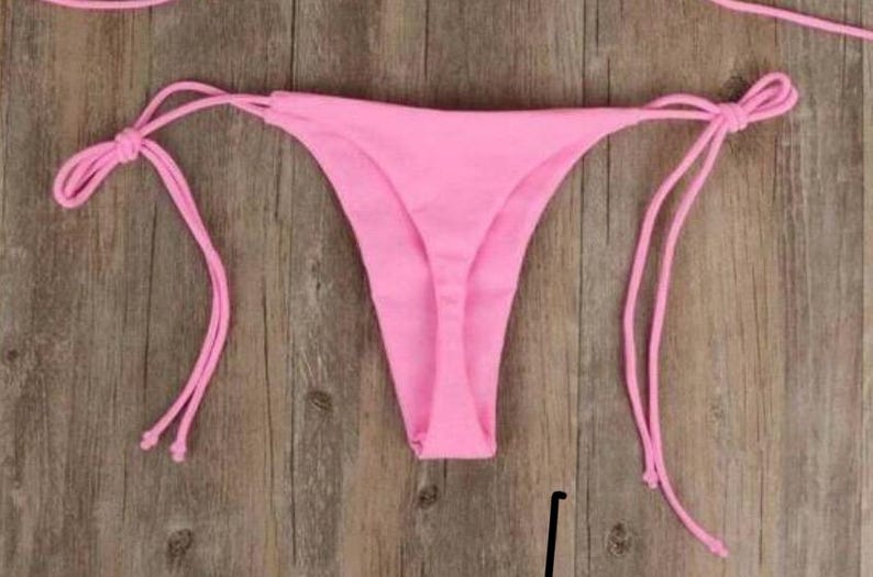 Pink evil eye bikini