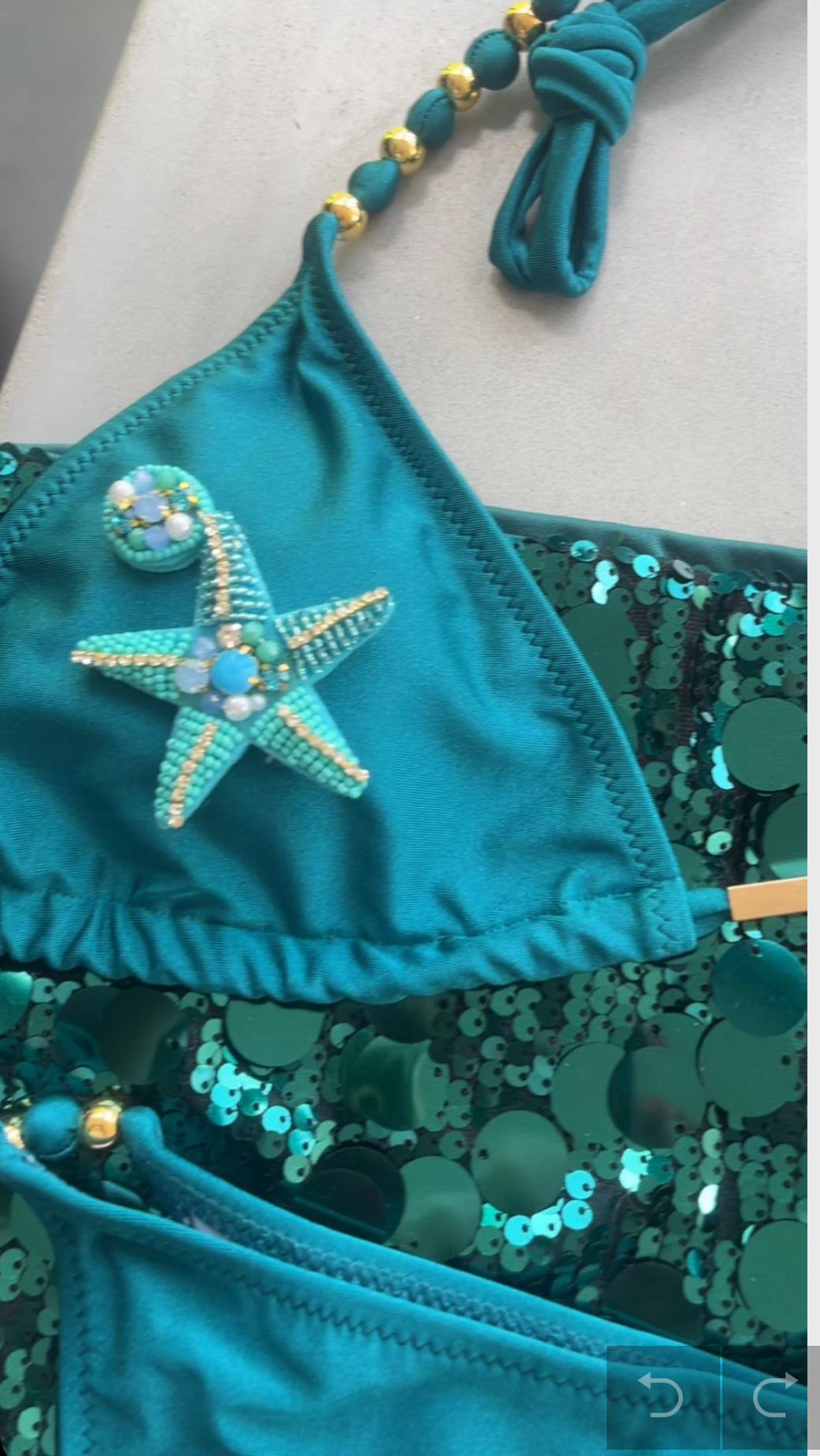 Blue starfish collection