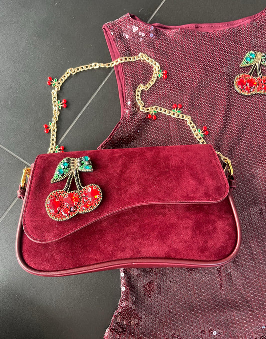 Burgundy Gem cherry bag
