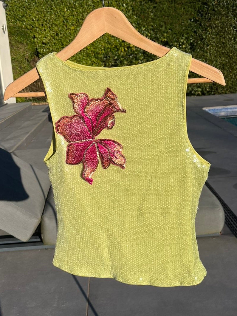 Matcha pink blossom Tank top ONLY