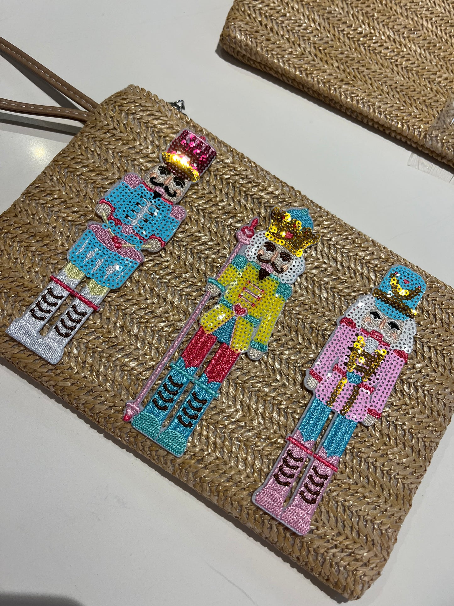 Christmas nutcracker clutch / pouch bag