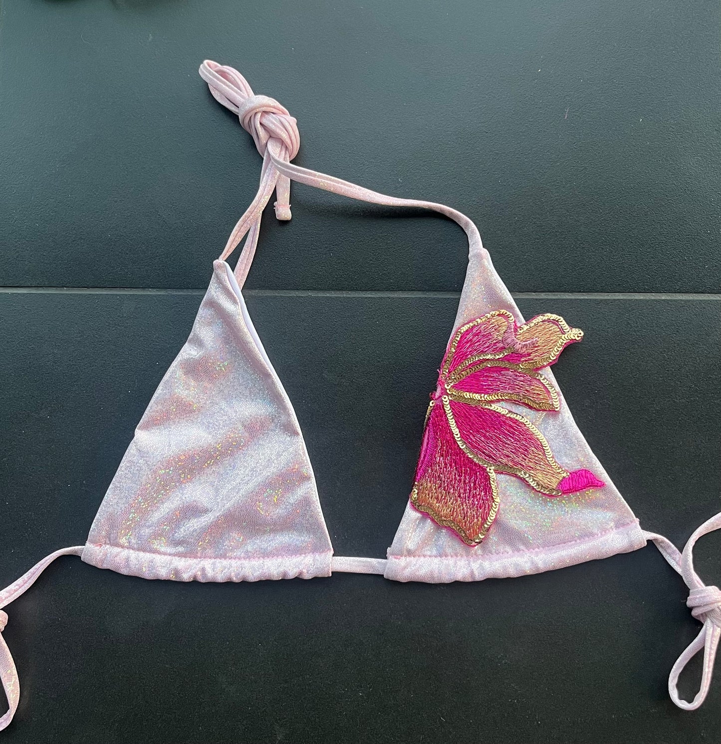 Pink sparkle blossom Micro & standard bikini