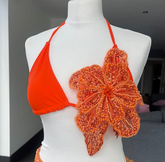 Orange Gracie bikini