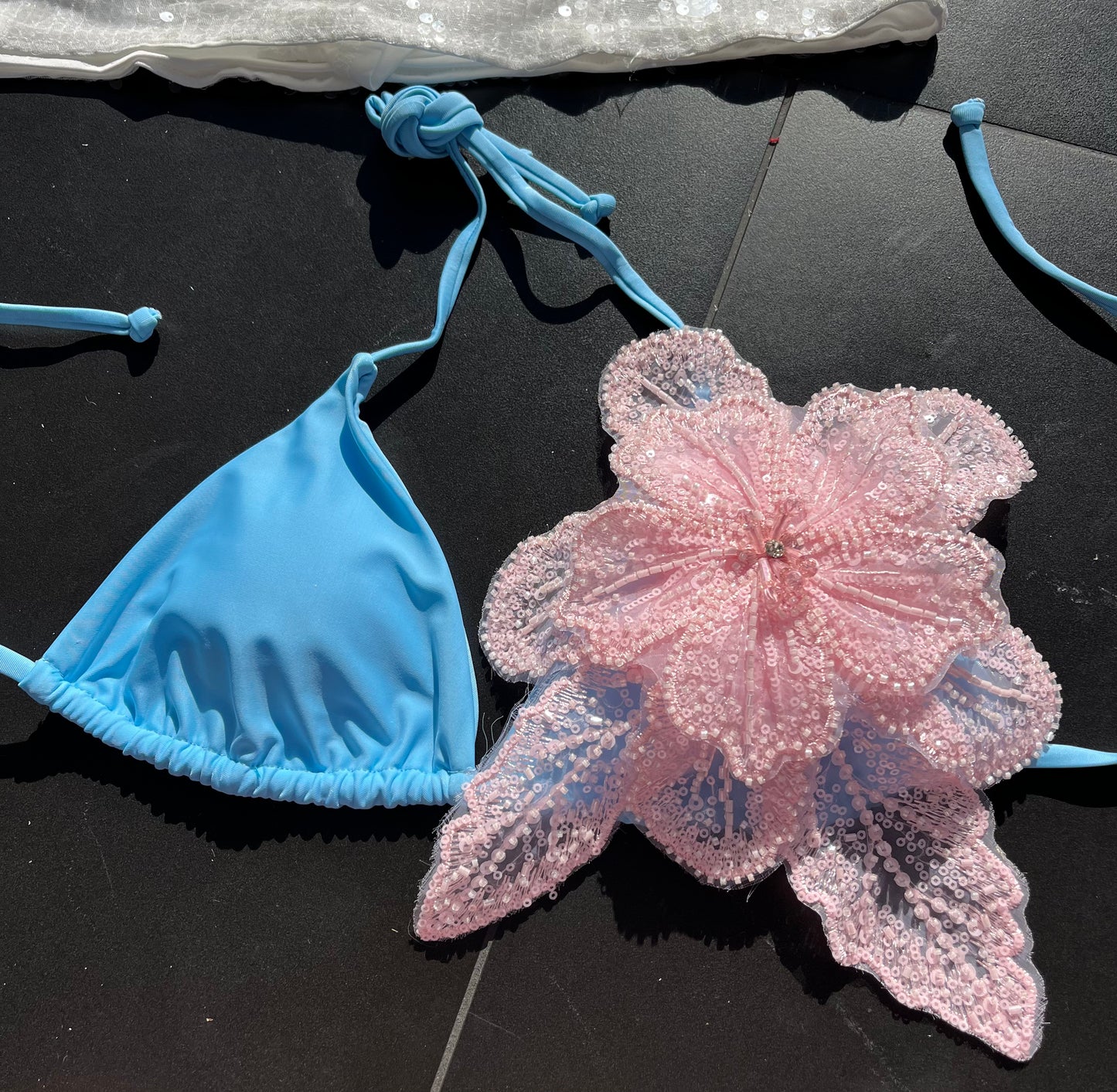 Blue pink Gracie bikini