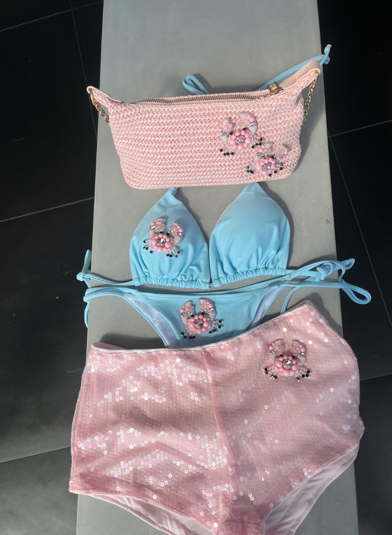 Blue crab bikini