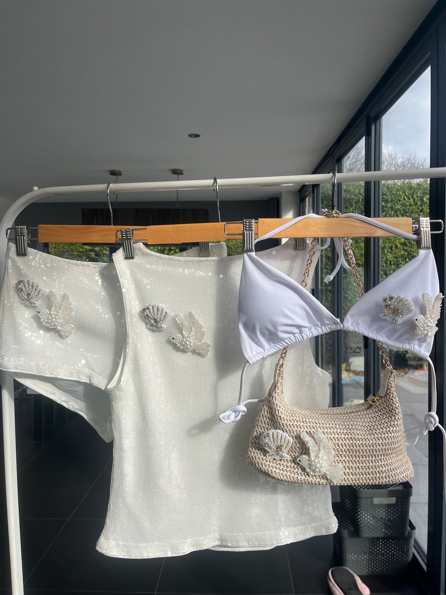 White bridal bikini