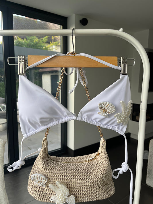 White bridal bikini