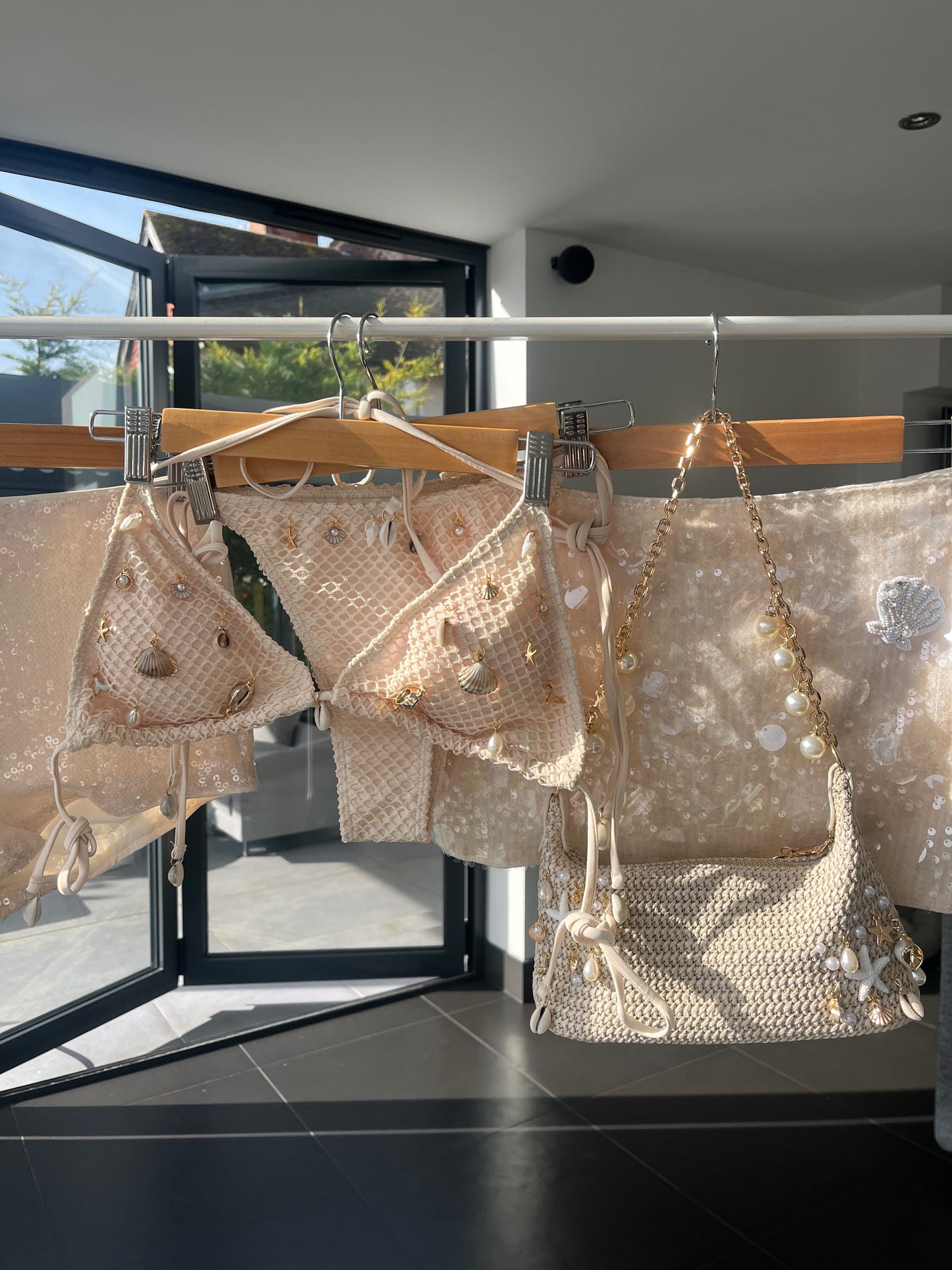 Beige Shell charm bikini