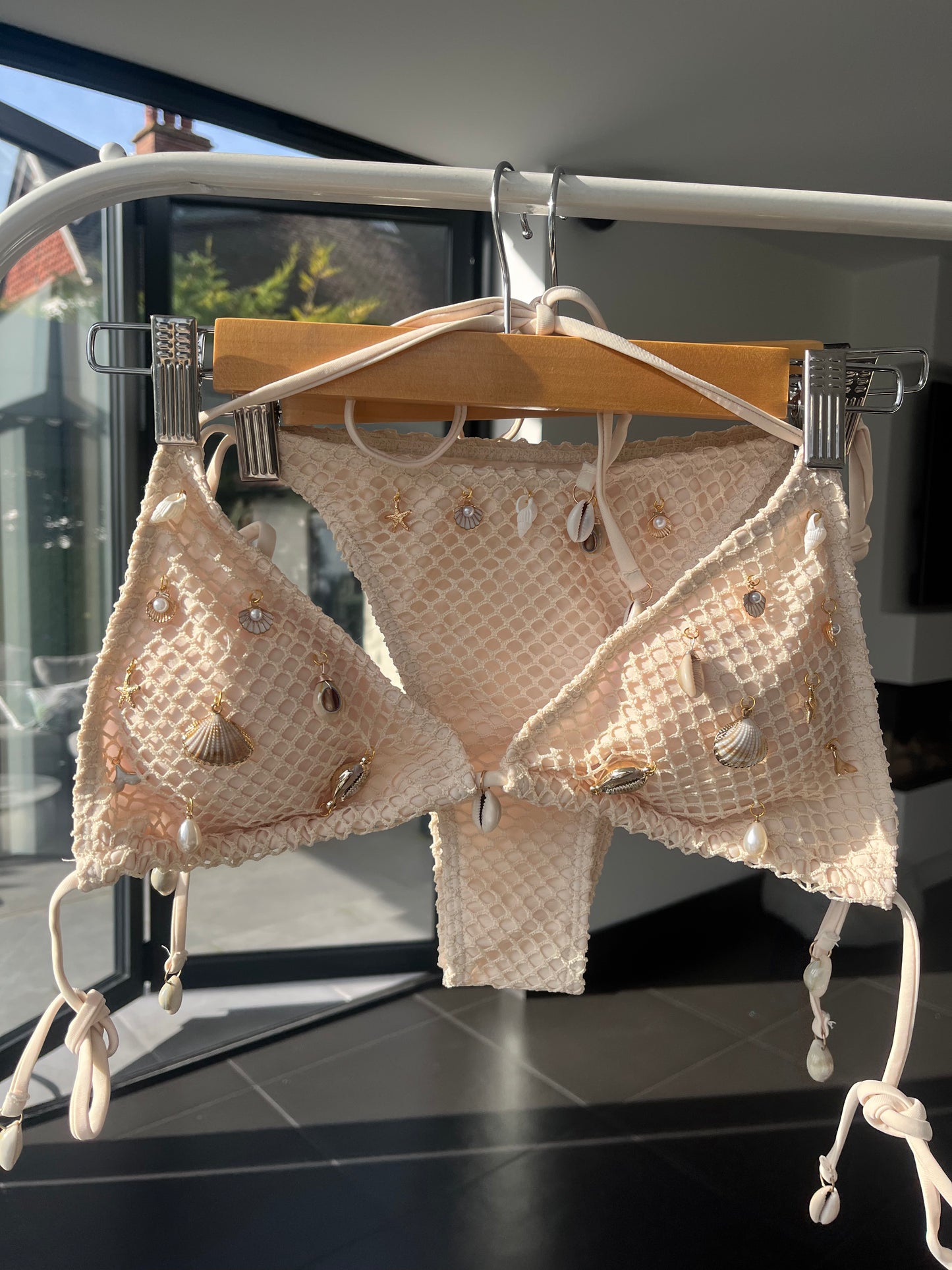 Beige Shell charm bikini