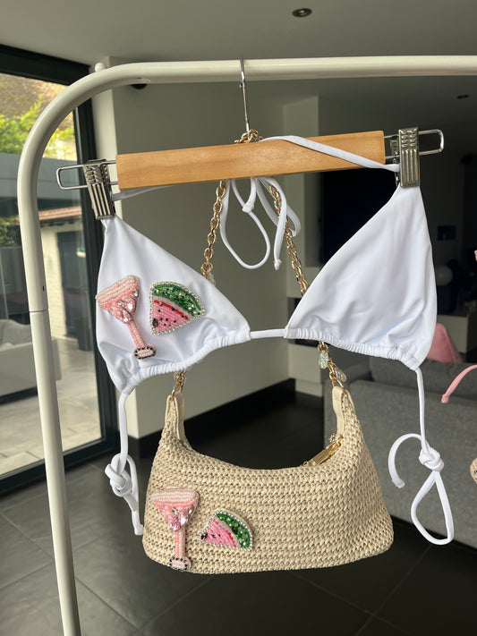 White melon martini bikini