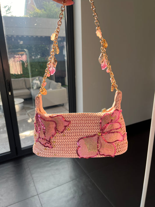 Pink/Candy blossom charm bag
