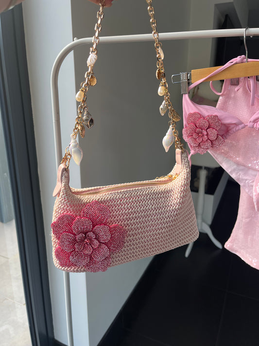 pink Ava charm bag