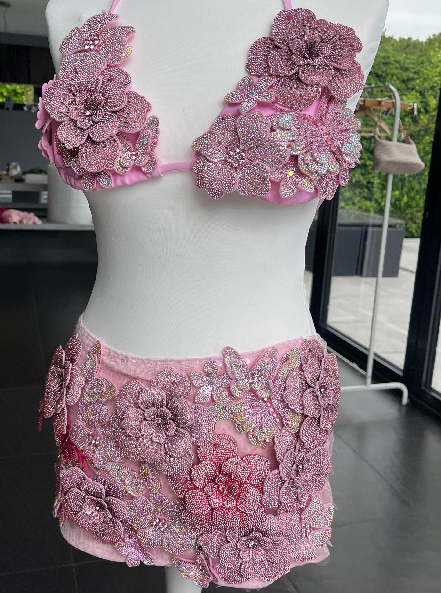 Pink zara skort