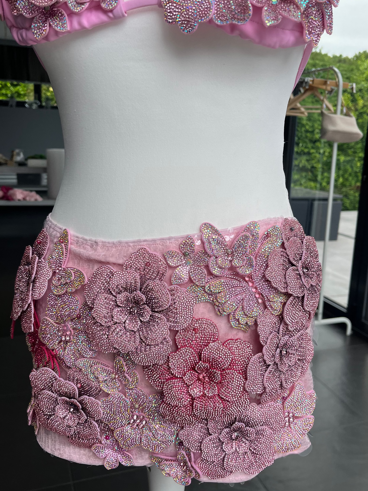 Pink zara skort