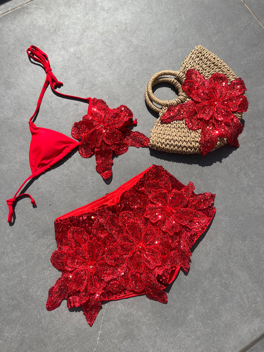 Red gracie bikini