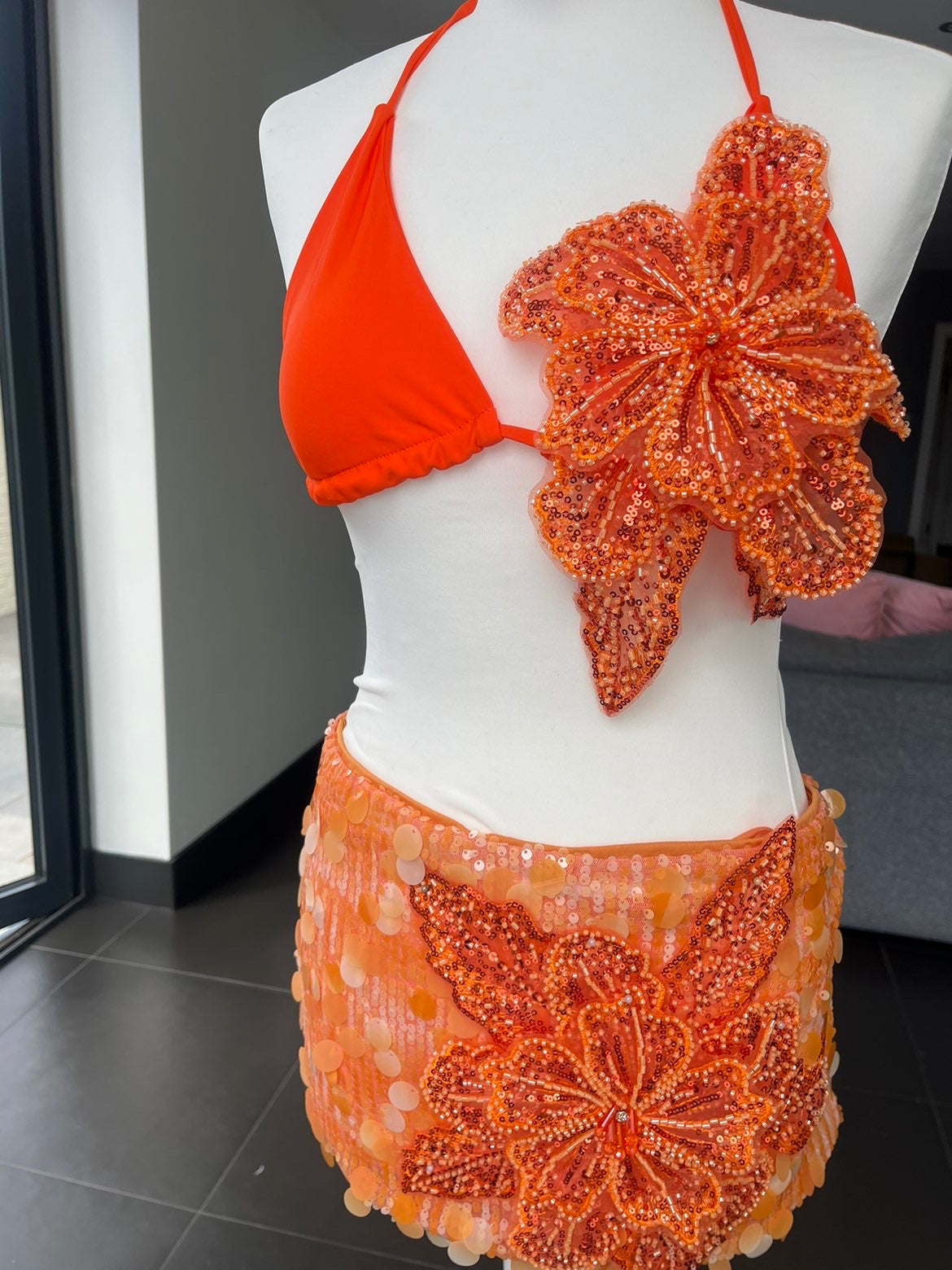 Orange Gracie bikini