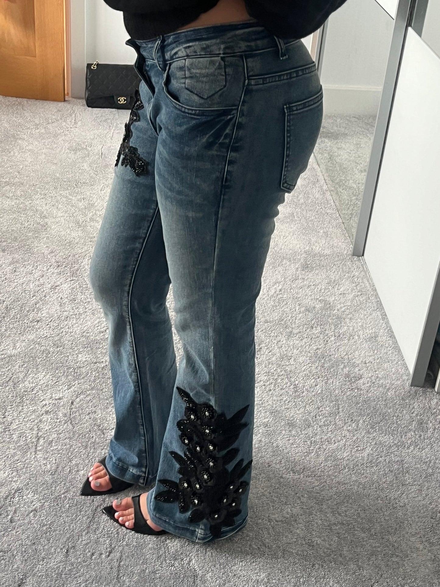 Luna lace jeans