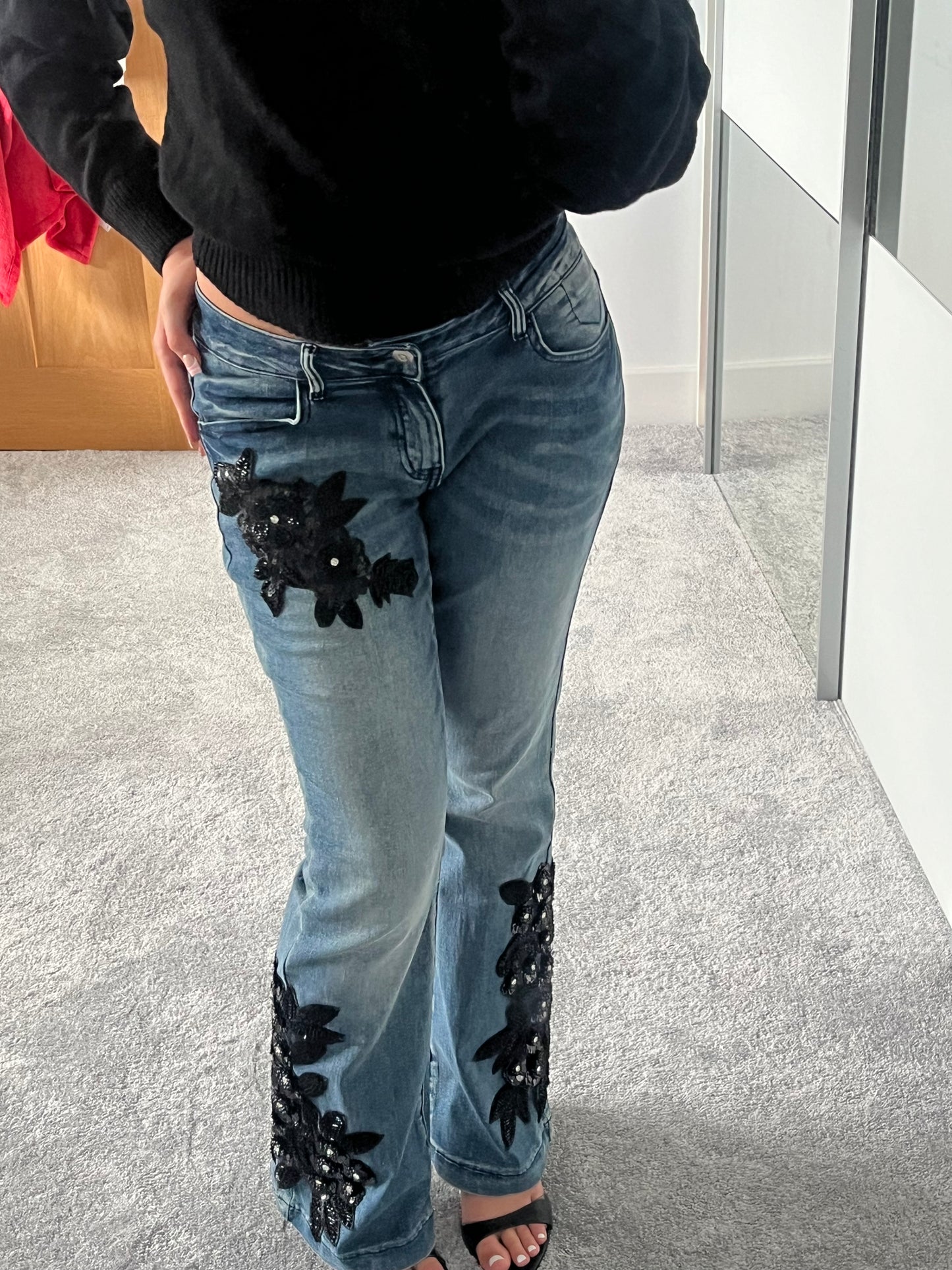 Luna lace jeans