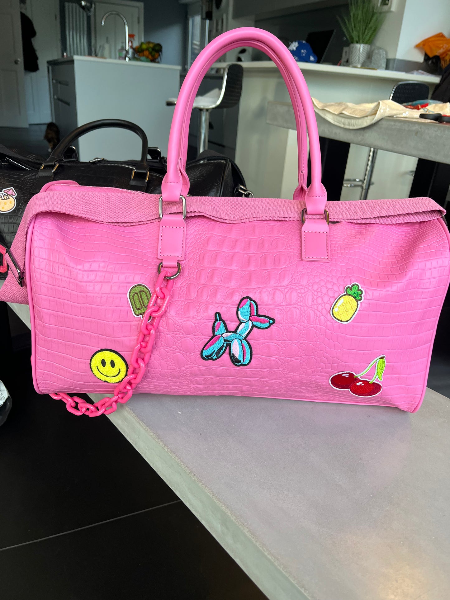 Pink weekend / airport bag / holdall