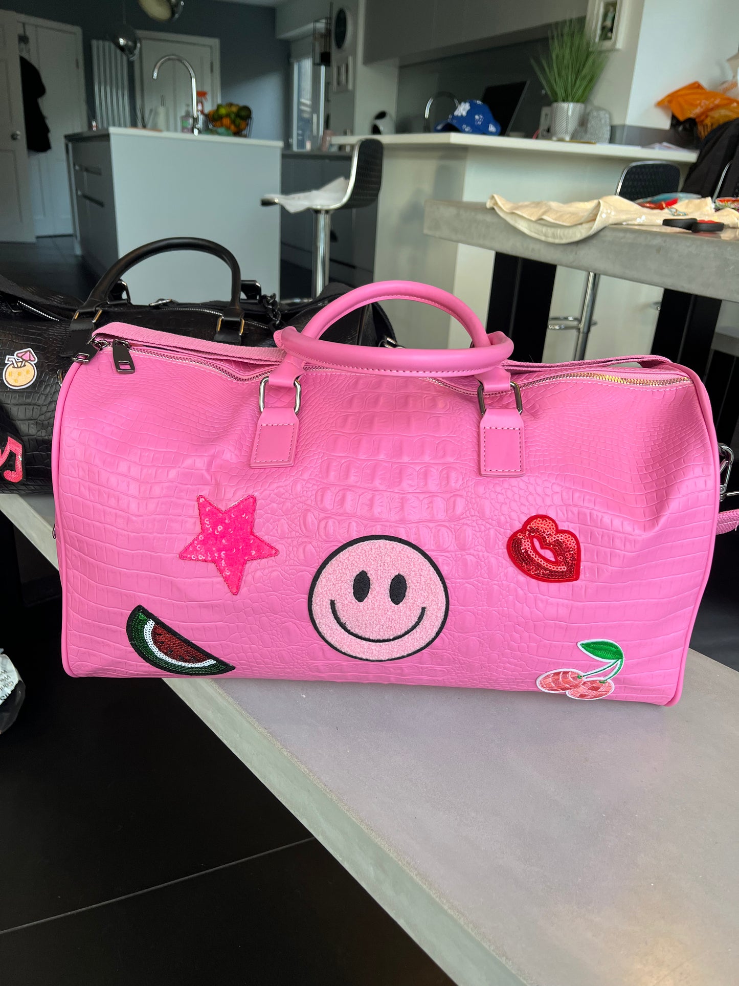 Pink weekend / airport bag / holdall