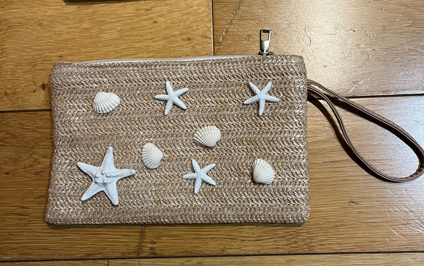 Seashell & starfish clutch / pouch bag