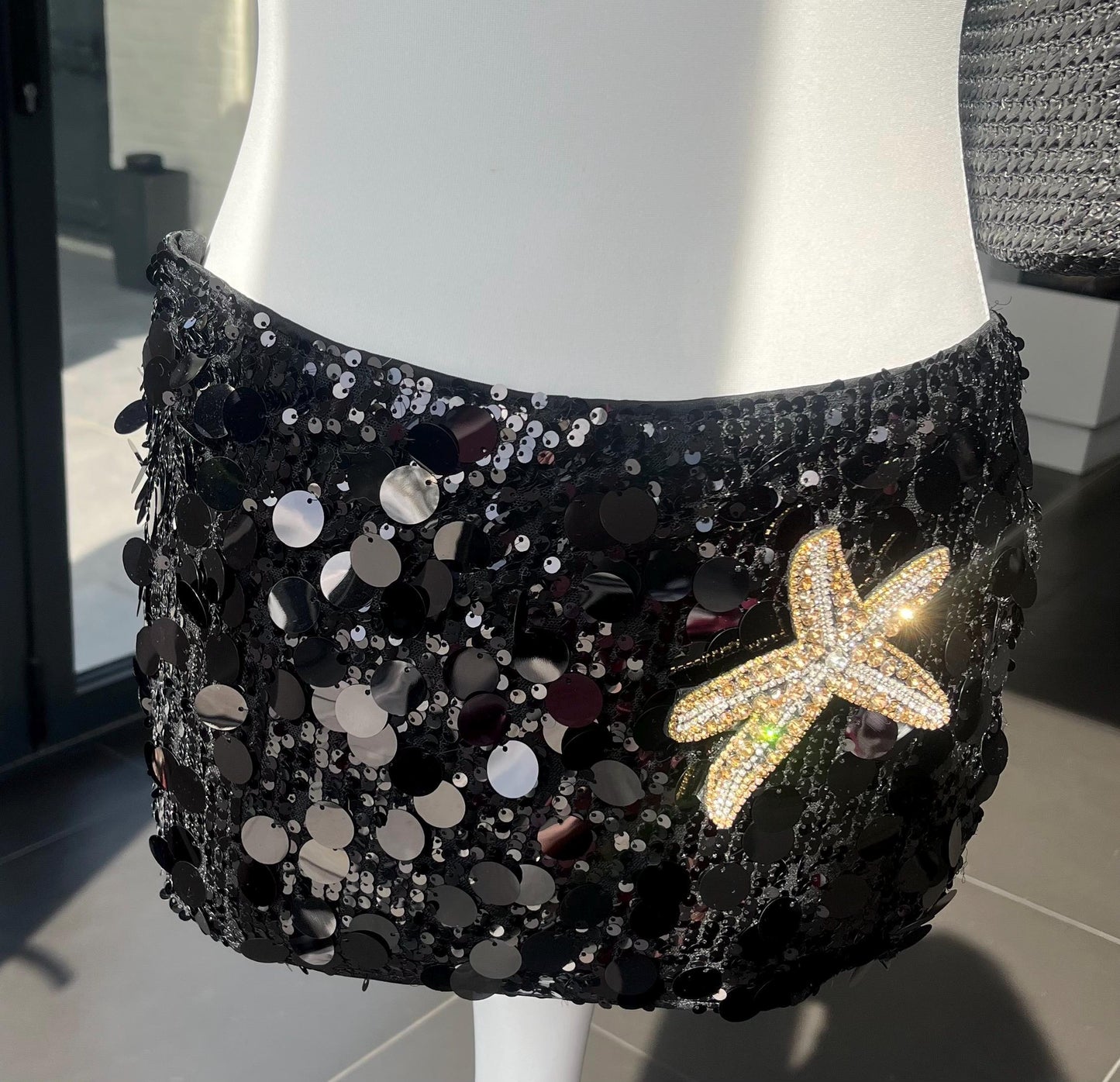 Black / gold Gem starfish skort ONLY