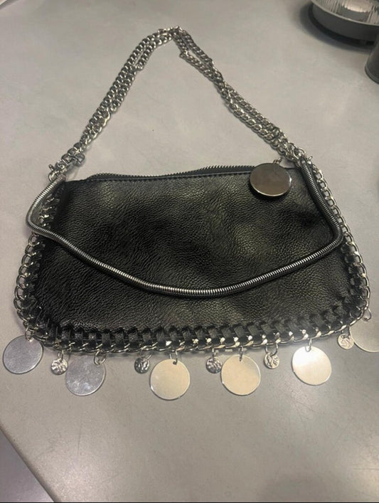 Black - Silver Disk Bag