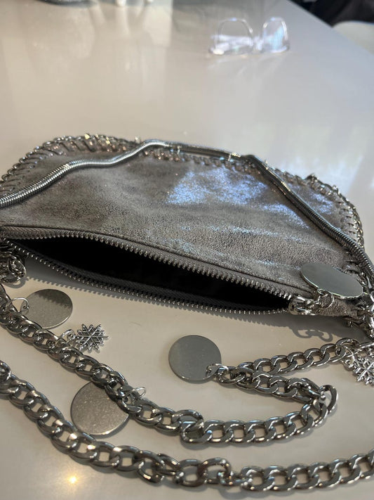 Silver Charm bag