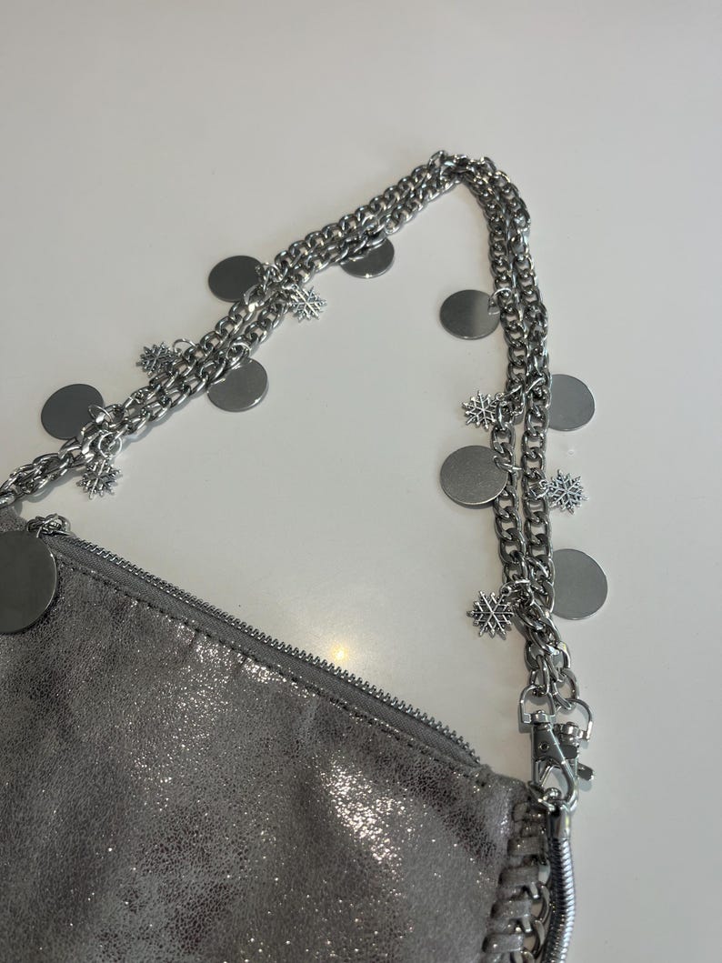 Silver Charm bag