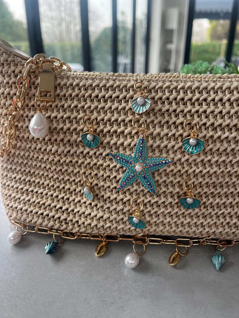 Blue starfish bag