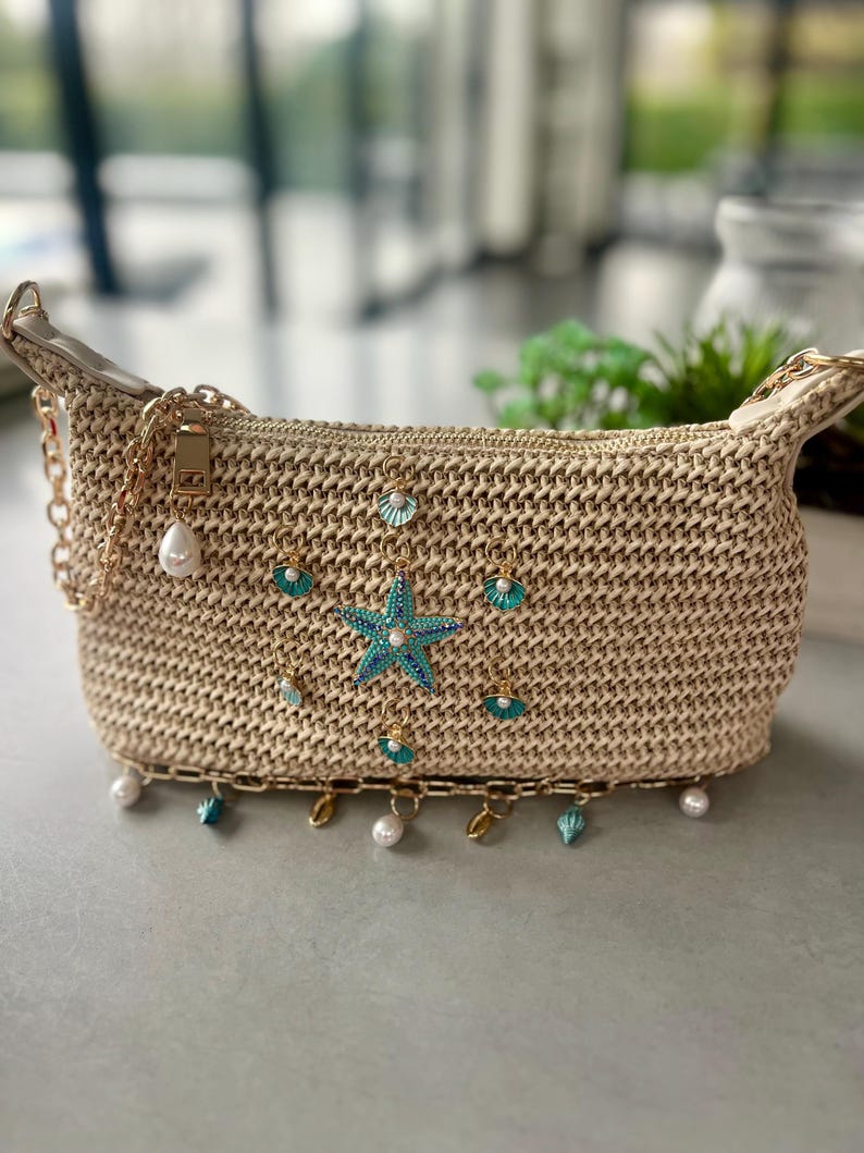 Blue starfish bag