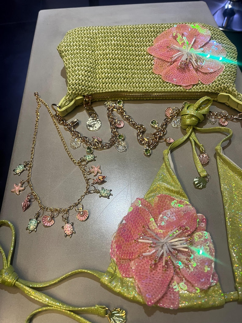 Turtle bay charm necklace