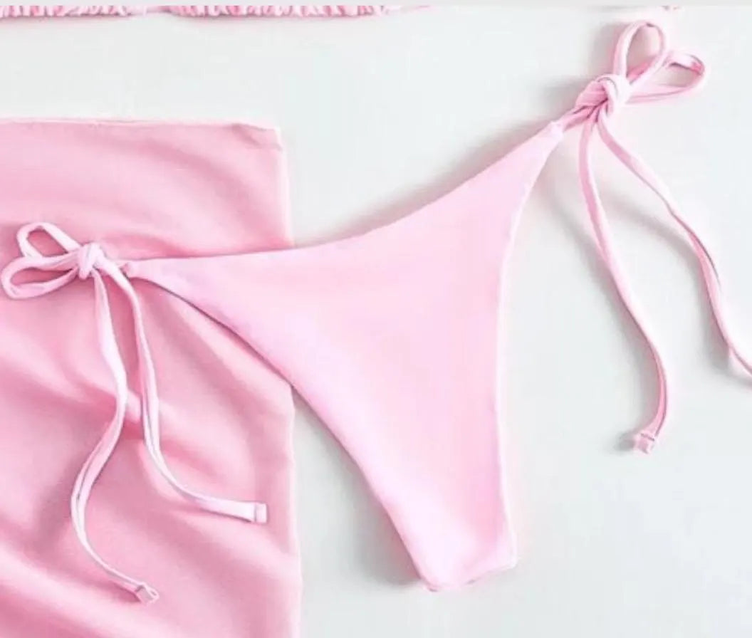 Pastel Pink pearl starfish bikini